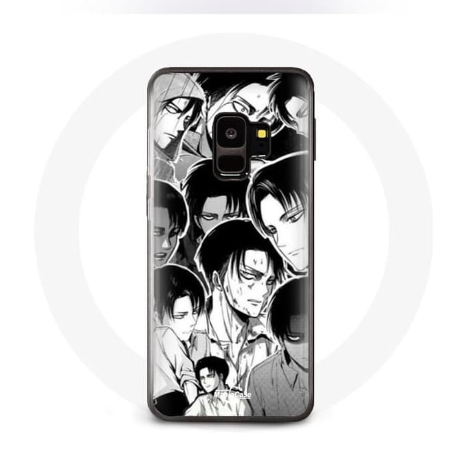 Case voor Samsung Galaxy S9 plus Attack on Titan Manga Levi Ackerman