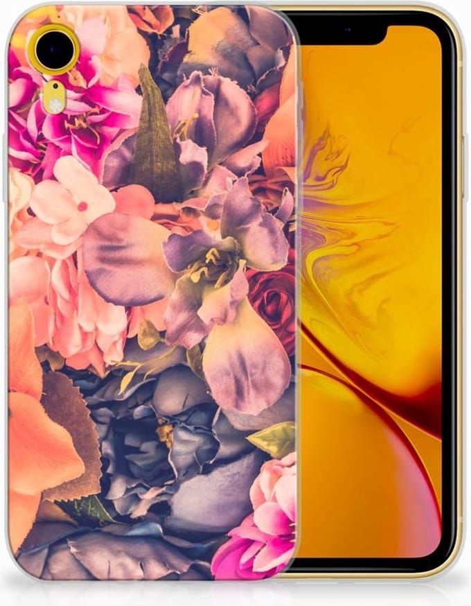 Apple iPhone Xr TPU Case Bosje Bloemen