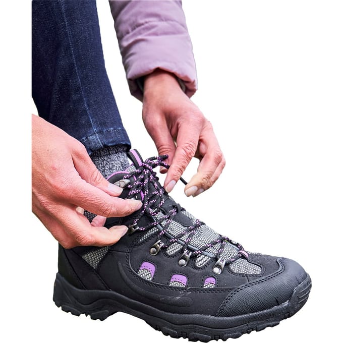 Mountain Warehouse Dames/Dames Adventurer Waterdichte Wandelschoenen (Zwart)
