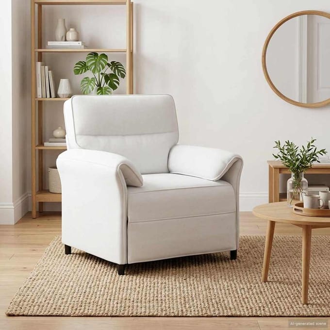 vidaXL - Bank - 100% - polyester - metalen - frame - MDF, - Multiplex