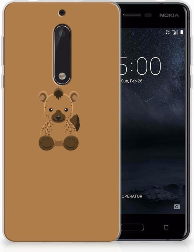 Nokia 5 Telefoonhoesje met Naam Baby Hyena