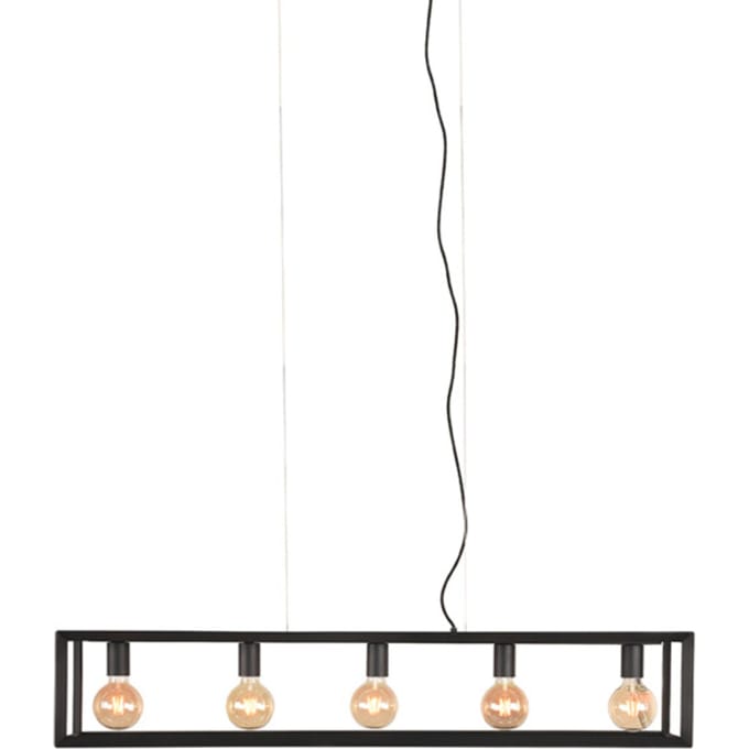 LABEL51 Tetto Hanglamp - Zwart - Metaal - 5-Lichts