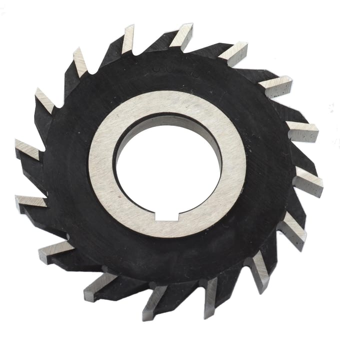 Fraise 16 dents Acier rapide Fraise disque pour usinage de plan 80 mm de diamètre