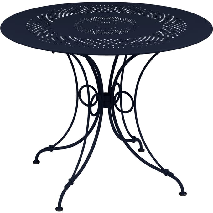 Fermob 1900 tafel - 92 abyssblauw - Ø 96