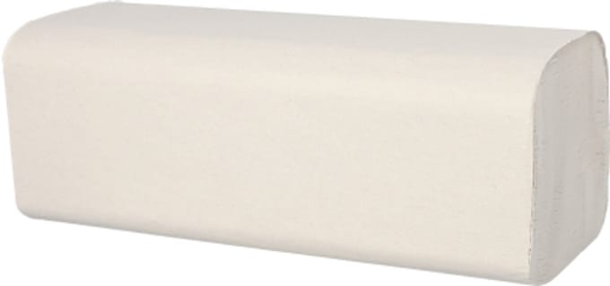 1x 3200 Blad Handdoekjes Tissue Tissue V-vouw 23 cm x 25 cm wit 2-laags