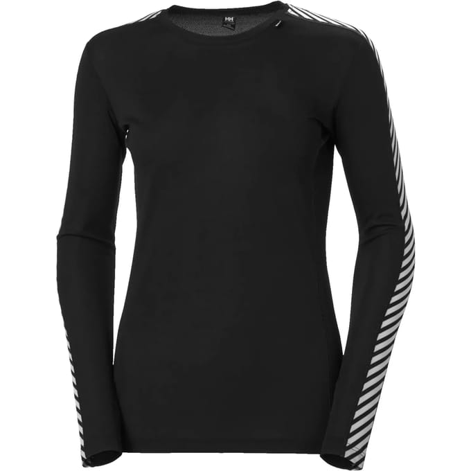 Helly Hansen Lifa Crew Lange Mouwen Basislaag Zwart XL Vrouw