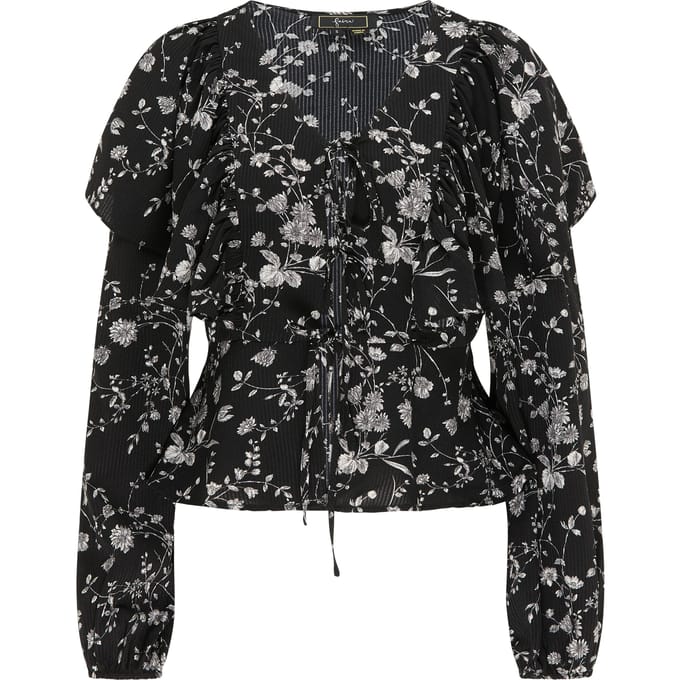 Faina Blouse Dames zwart