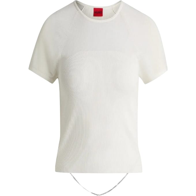 Hugo Dames/Dames Slevetta Slim Raglan T-shirt (Natuurlijk)