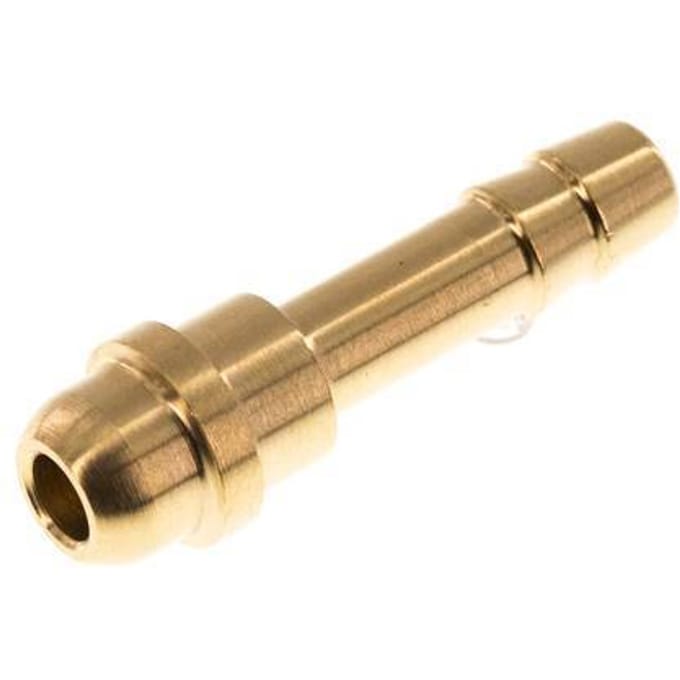 6 mm Messing Slangpilaar zonder Wartelmoer (G1/4'') [10 Stuks]