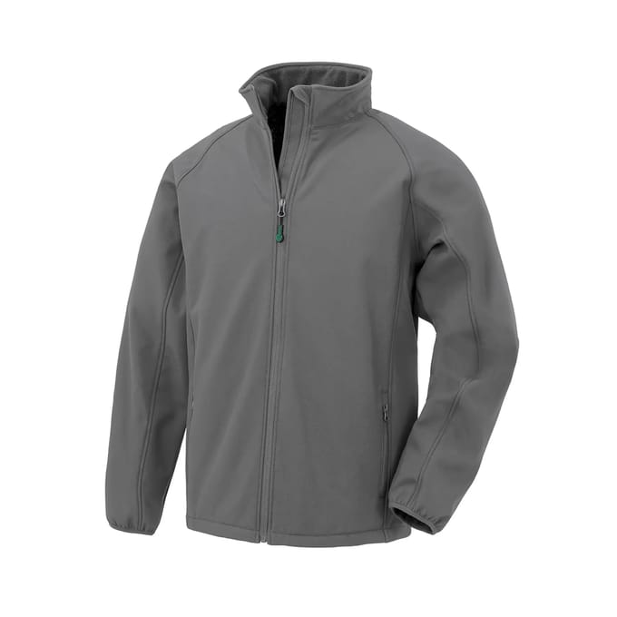 Result Recycled 2-Layer Printable Junior Softshell Jacket RT901J - grey - L (9-10)