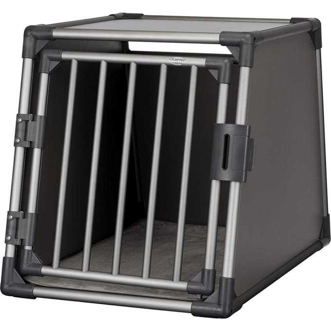 Trixie Vervoersbox Aluminium Grafiet - M–L: 86X61X65 CM