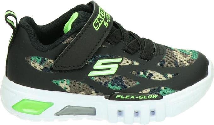 Skechers Camo Rondler Jongens Sneaker - Zwart multi