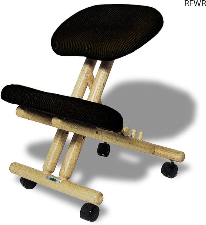 Kniestoel - Ergonomische Bureaustoel - Werkstoel - Rugondersteuning