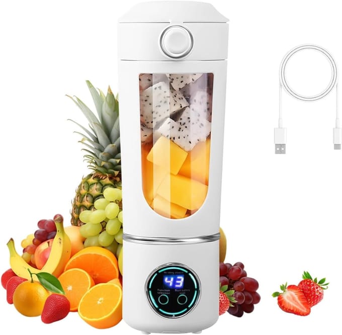 ZMR® Milkshake Machine - Milkshake Maker - Smoothie Maker - Wit - 6cm x 1cm x 4cm