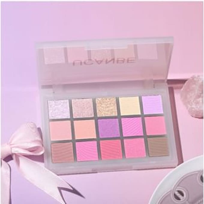 UCANBE  - Ice Mist Purple 15-Color Eyeshadow Palette 10.8g
