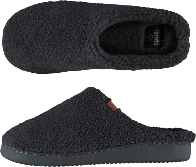 Apollo - Pantoffels - Sloffen - Teddy Wol - 4 kleuren - 43/44