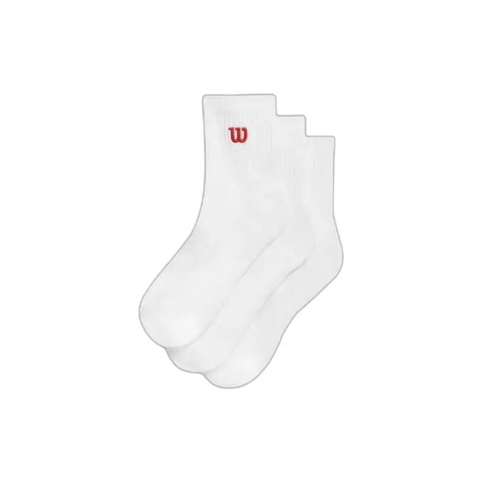 Wilson Quarter Top Sokken 3 Eenheden Wit EU 38-42