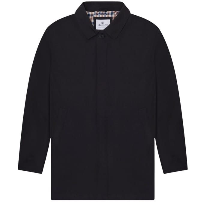 Aquascutum Active Shell Active Mid Trench Zwarte Jas