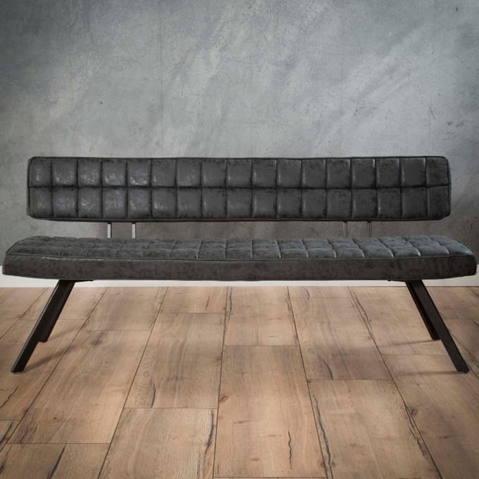 Fraaai - Max eetkamerbank 180 cm zwart