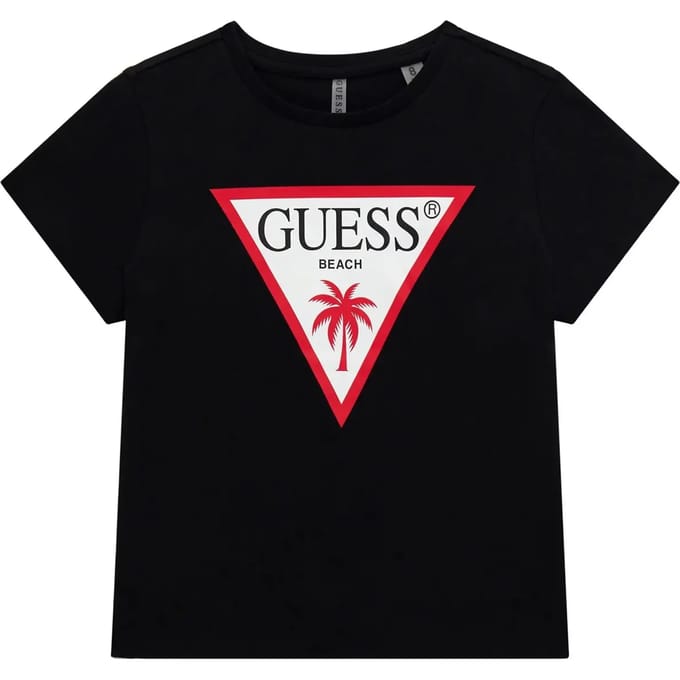 Kort meisjes-T-shirt Guess Mini Me