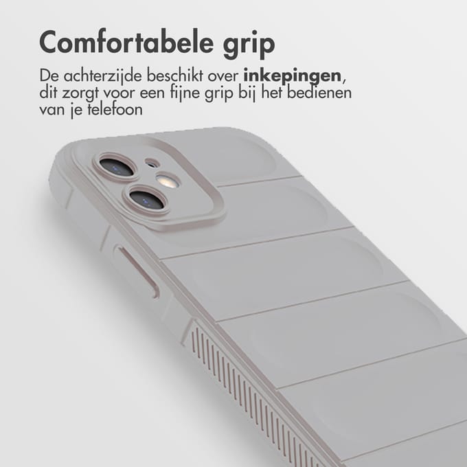 imoshion EasyGrip Backcover voor de Apple iPhone 12 - Grijs