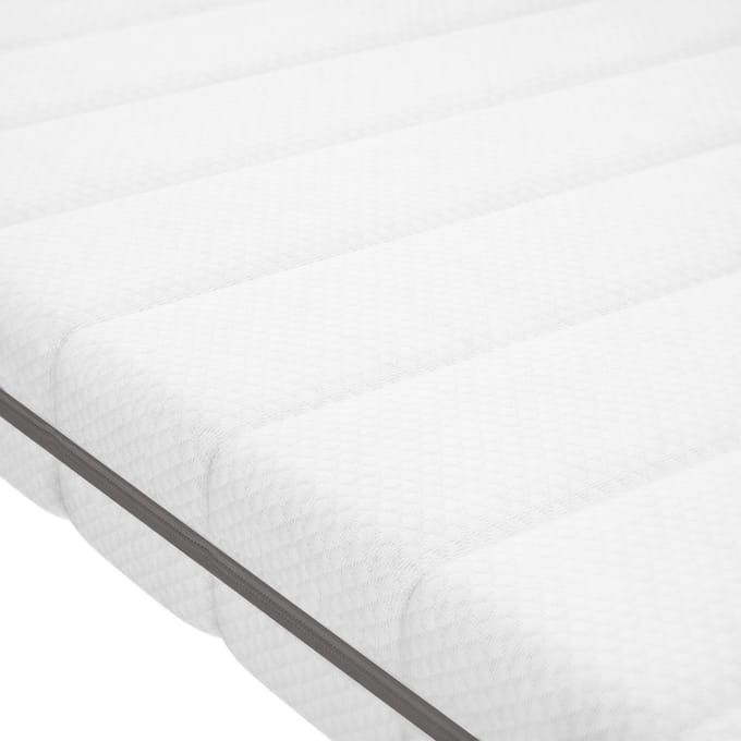 Topper - 90x200 cm - koudschuim - comfort plus tijk - topdekmatras - Topper matras - 6 cm hoog - Gemiddeld