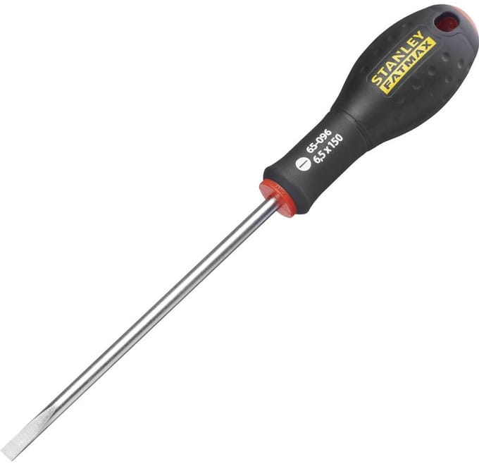 STANLEY Platte schroevendraaier Kopbreedte: 6.5 mm Koplengte: 150 mm