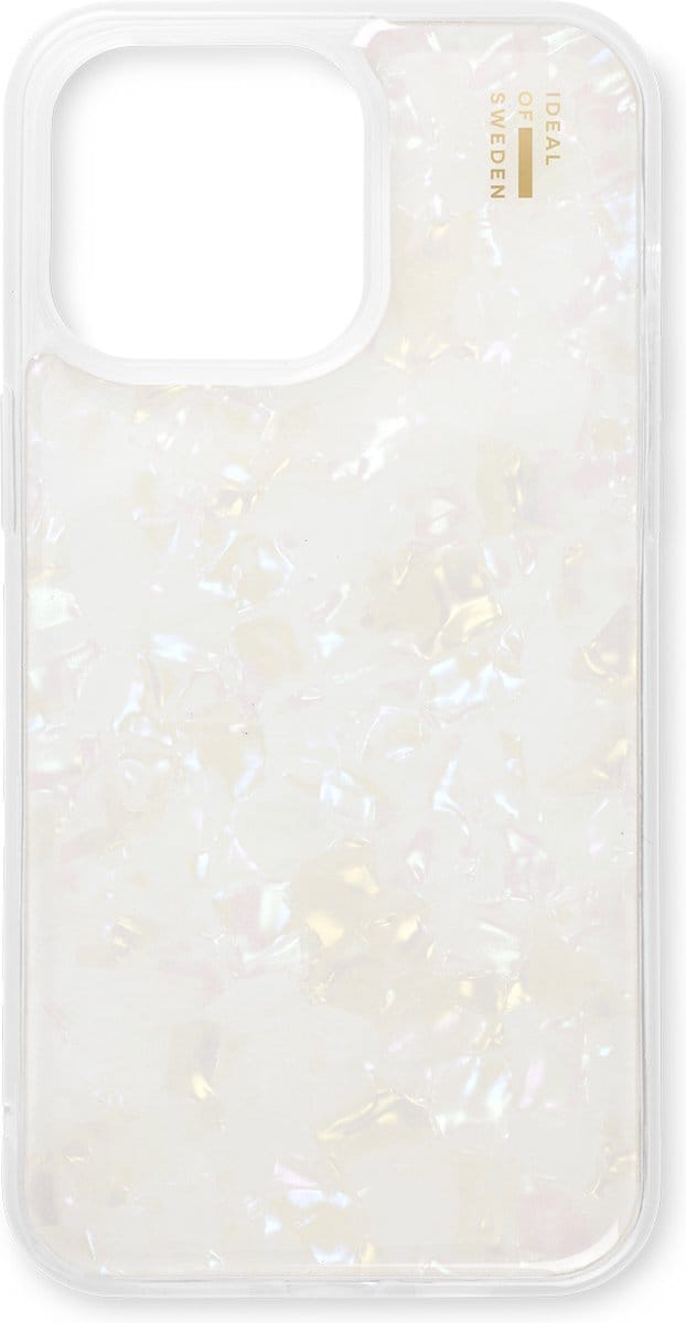iDeal of Sweden Pearlized Case geschikt voor Apple iPhone 15 Pro Max - Wit