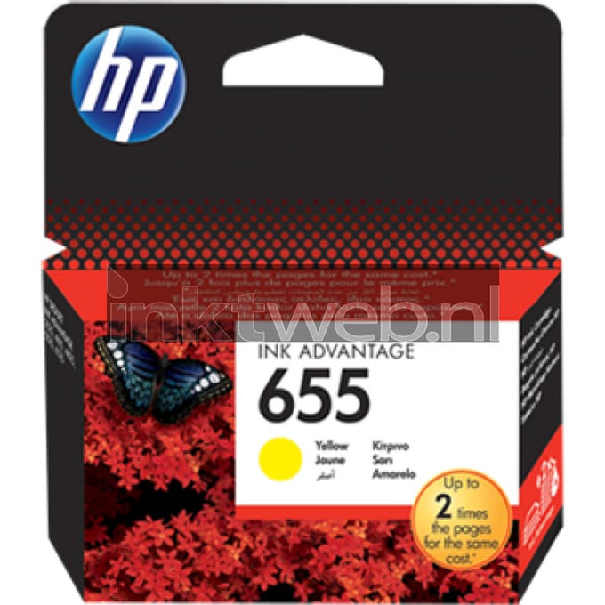 HP 655 geel (Origineel)