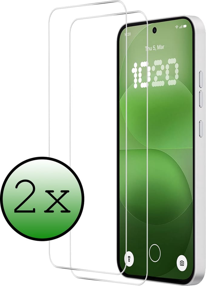 Screenprotector - 2 Stuks Geschikt voor Nothing Phone (4a) Pro - Extra Sterk - Beschermglas - Gehard Glas - Tempered Glass - Screen Protector