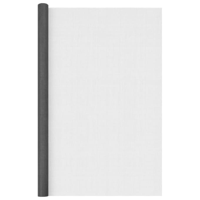 vidaXL - Gaas - 100x2000 - cm - glasvezel - zwart