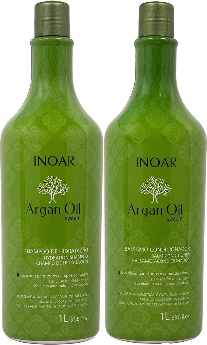 Inoar Argan Shampoo & Conditioner 1 L