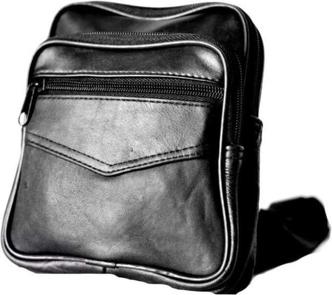 Rojafit Crossbody schoudertas echt leer ( afmeting: 17 x 5 x 19 cm.)