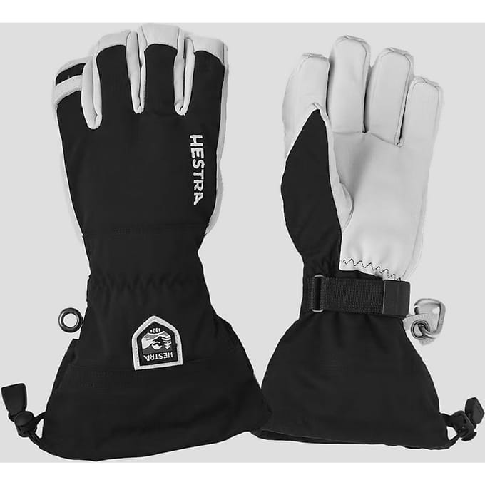 Hestra Army Leather Heli Ski Handschoenen zwart