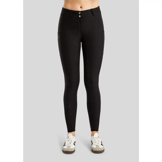 Montar Rijbroek Megan w. Phone Pockets Black - 44