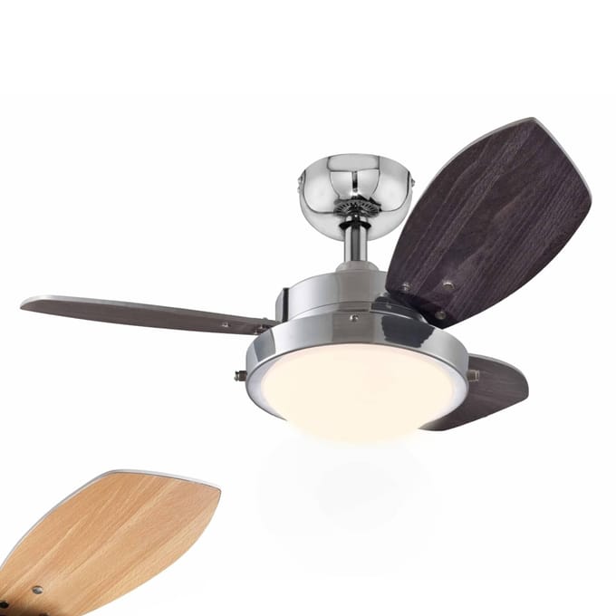 Westinghouse Wengue plafondventilator, E14-lamp