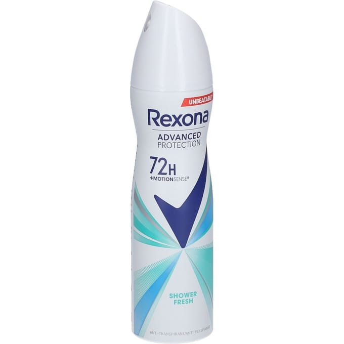 Rexona Advanced Protection Shower Fresh Anti-Perspirant Deodorant Spray 72h 150