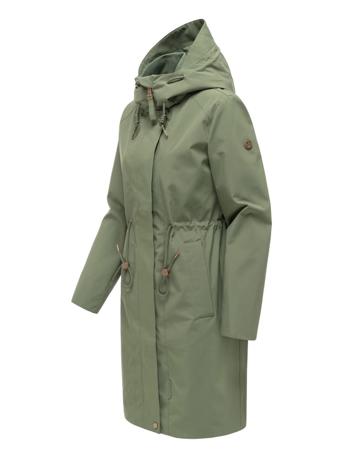 Marikoo dames parka Zilanda met capuchon