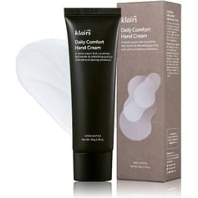 Dear, Klairs, Daily Comfort Hand Cream, Unscented, 1.76 oz (50 g) black