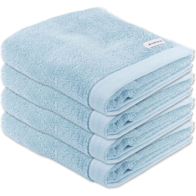 Tom Tailor Handdoek Color Bath Towel Een maat, 50x100 Verpakking van 4