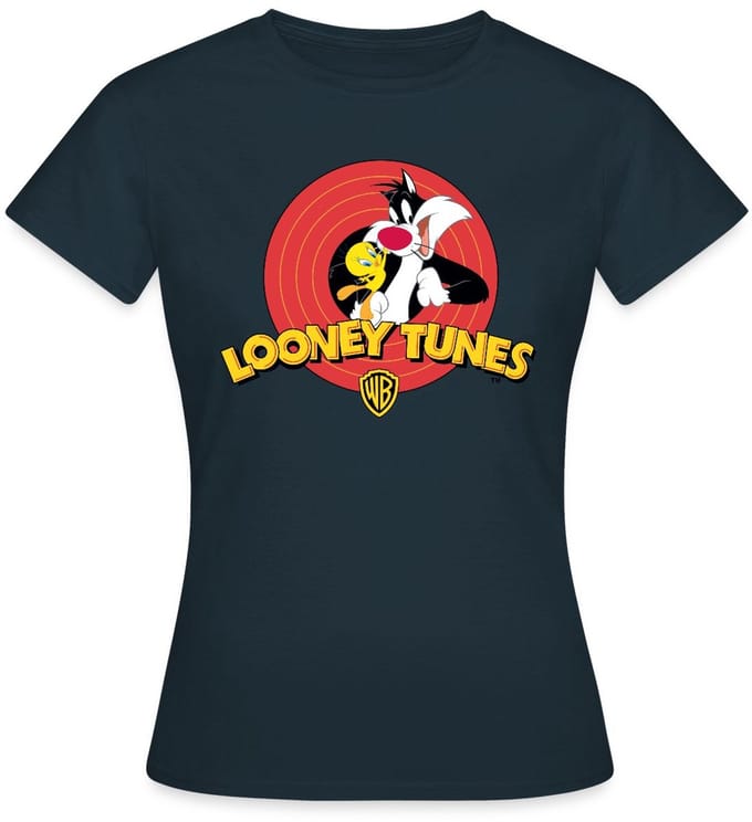Looney Tunes Sylvester And Tweety T-Shirt Dames