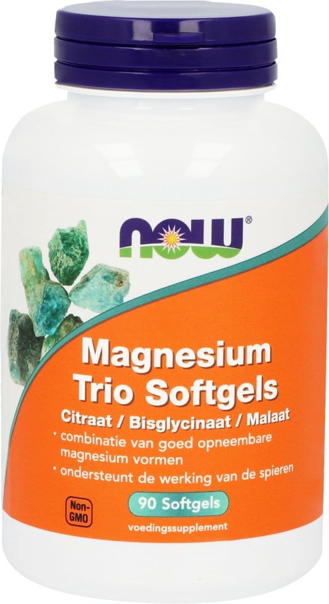 Now Magnesium Trio Softgels (90 softgels)