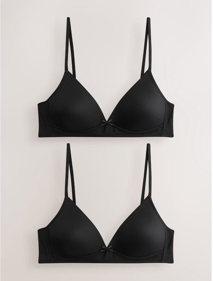 Next - Meisjes - Set van 2 sportbeha's - Zwart