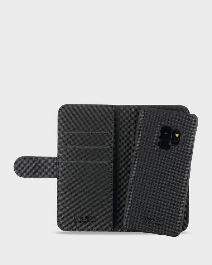 Wallet Case Magnet Black Galaxy S9