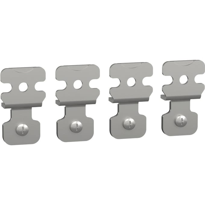 Schneider Electric NSYAEFPFSC Satz (4Stk.) Stahl Set, 4 wandbevestigingslipjes van staal. Voor loop. Spacial S3D 1 stuk(s)