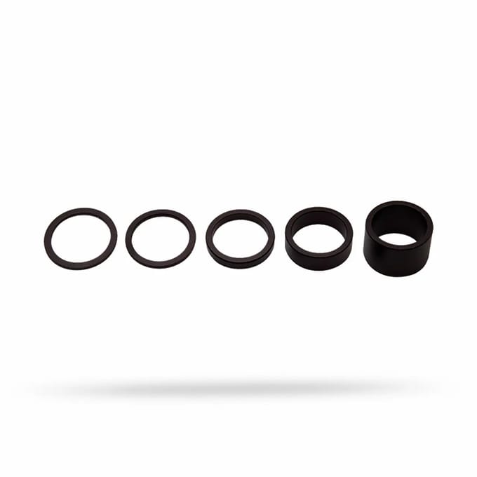 Pro Spacerset Alu 1-1/8Inch Zwart 2/25/5/10/20 mm