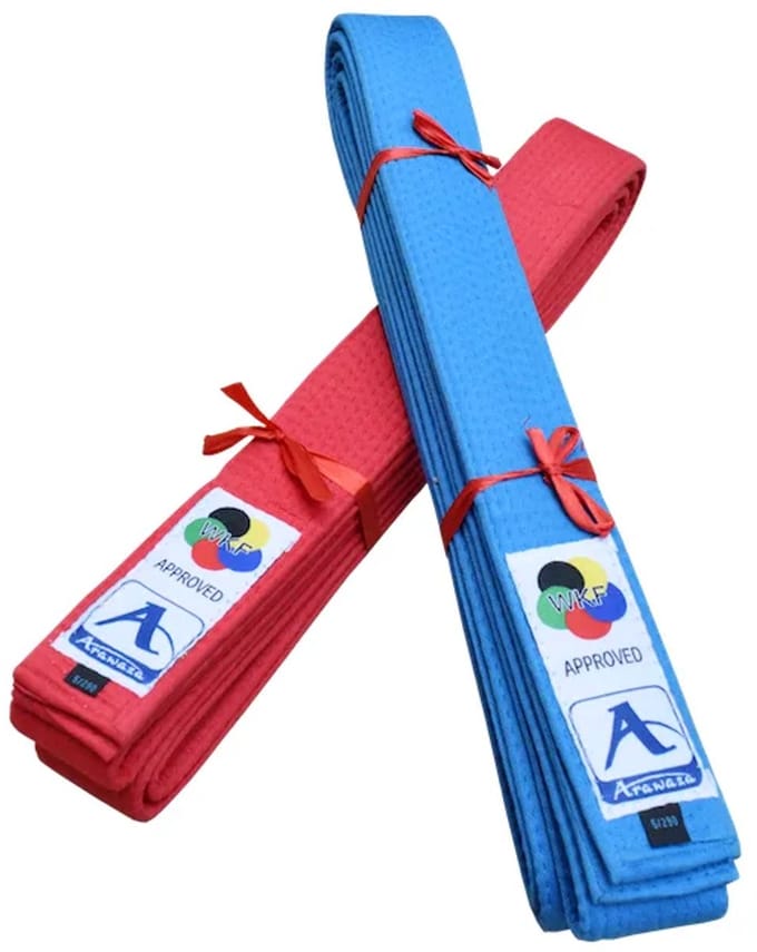 Karate-band WKF kata (competitie) Arawaza | rood of blauw