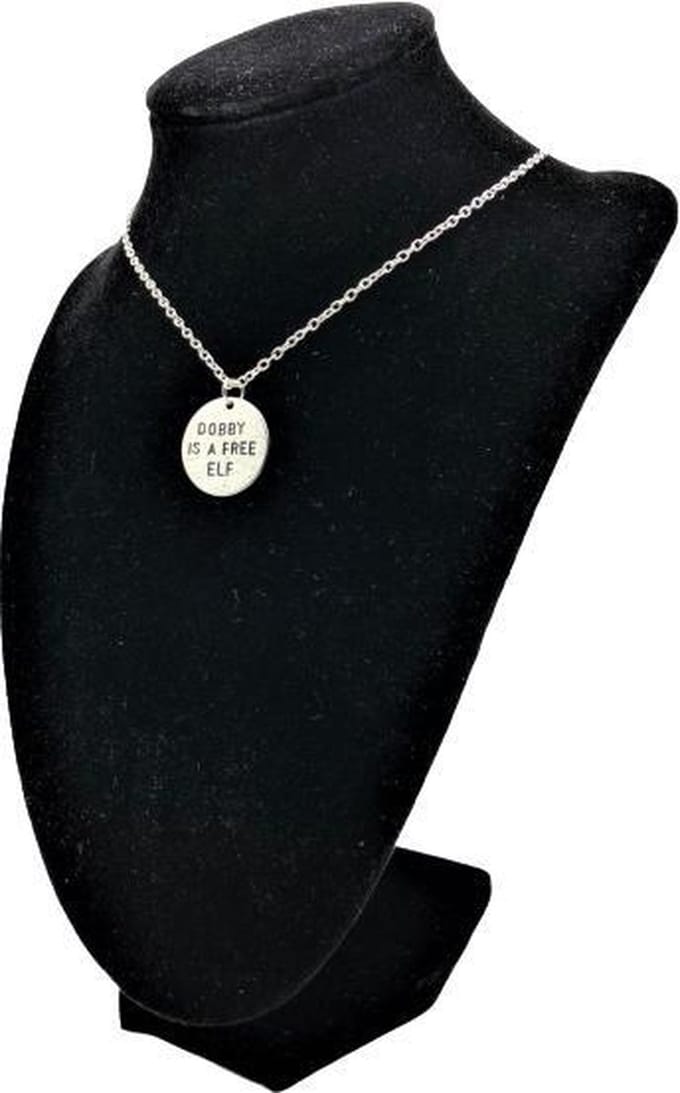 Harry Potter, Dobby, Dobby is a free elf, Ketting, Hanger, Sok, Tovenaar, Zwadderich, Zweinstein,
