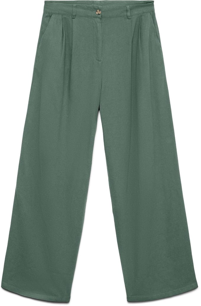 Vero Moda Broek met wijde pijpen VMMYMILO Mid waist Broek