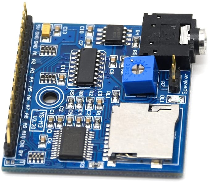 SPHProducts - Geluidskaart - MP3 afspeelmodule - DC 5V - Spraakafspeelmodule - Compact en lichtgewicht - Ideaal voor DIY-projecten